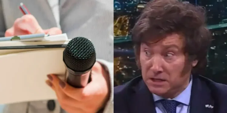 Nueva arremetida de Javier Milei contra la prensa: “Son un asco”.