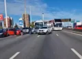 Accidente múltiple en Avenida General Paz: dos carriles bloqueados