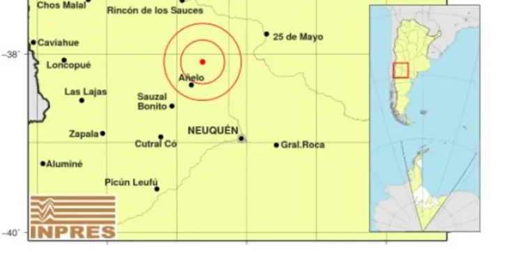 Temblor en Neuquén y movimientos en Catamarca y San Juan