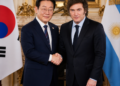 Encuentro bilateral entre Javier Milei y el presidente de Corea del Sur, Lee Jae-Myung