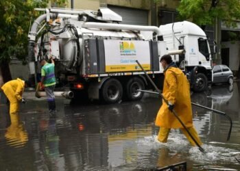 Alerta naranja por tormentas: operativo de prevención en las calles de la Ciudad