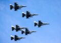 La Fuerza Aérea Argentina conmemora 114 años: los F-16 brillaron en un impresionante desfile