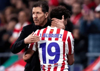 Diego Simeone se pronuncia sobre la situación de Julián Álvarez en el Atlético de Madrid