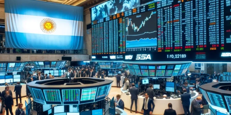 Acciones argentinas caen mientras Wall Street marca nuevos máximos