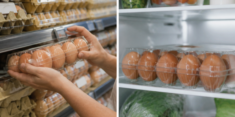 La razón por la que los huevos se venden sin refrigeración en el supermercado y requieren heladera en casa