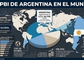 La Argentina enfrenta un desafío histórico para recuperar su posición en el PBI mundial