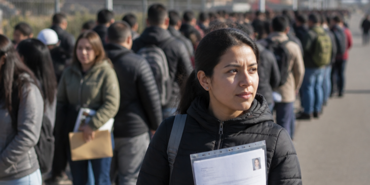Seis horas de espera y el CV en mano: una feria laboral que desbordó Ezeiza